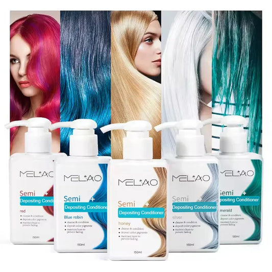MELAO Hair Dye - Semi Permanent Hair Color Depositing Conditioner, Cruelty-free