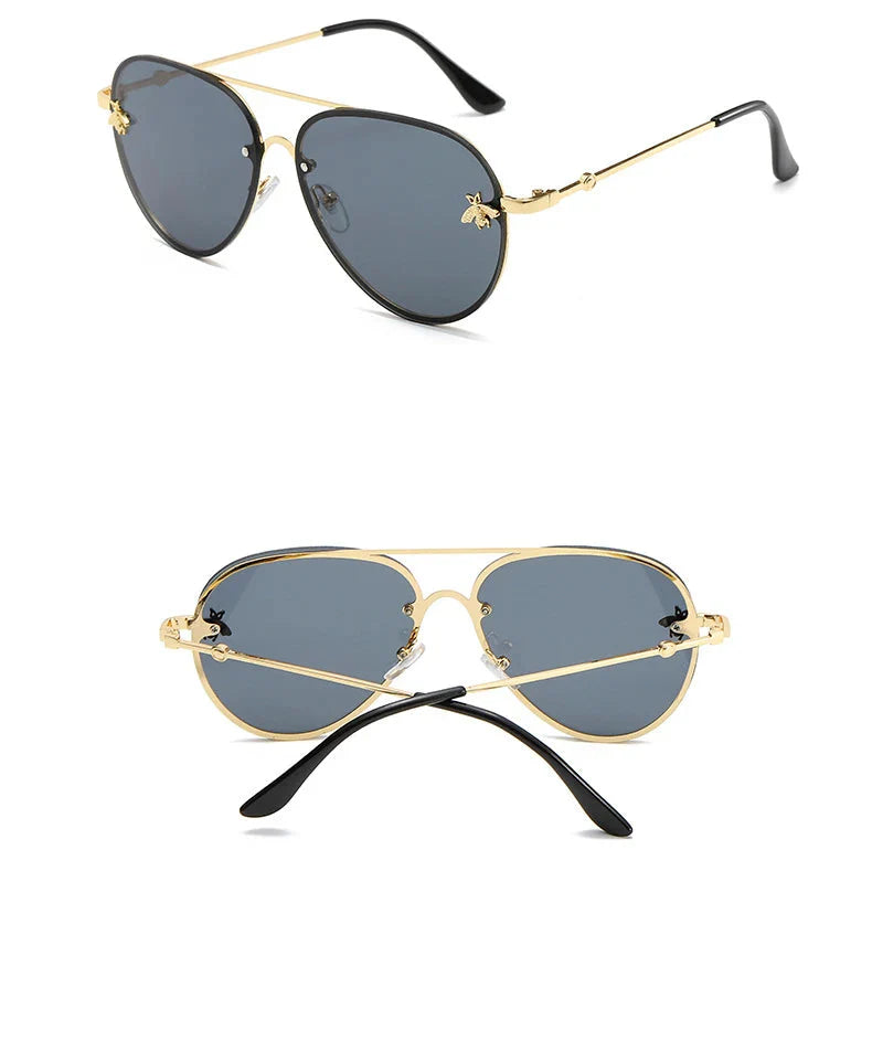 SUGLAU Luxury brand Fashion Rimless Sunglasses Casual Driving Sun Glasses Business shopping Unisex Shades Oculos De Sol UV400