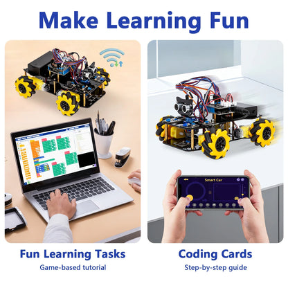 ESP32 Smart Robot Car Kit  Remote Control Car for Arduino Programming Project STEM Education Science Coding Kit