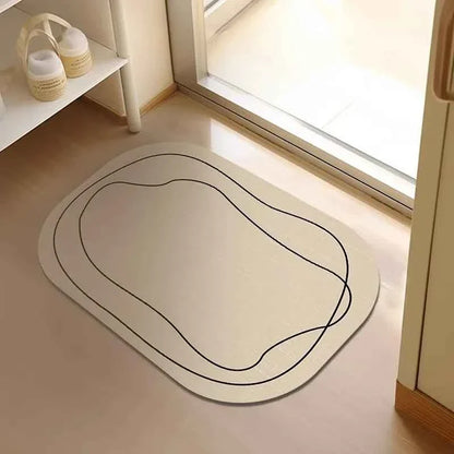 Bathroom Carpet Mat Bathroom Modern Diatomaceous Earth Bath Mat Soft and Comfortable Suitable for The Bathroom Floor  Mat