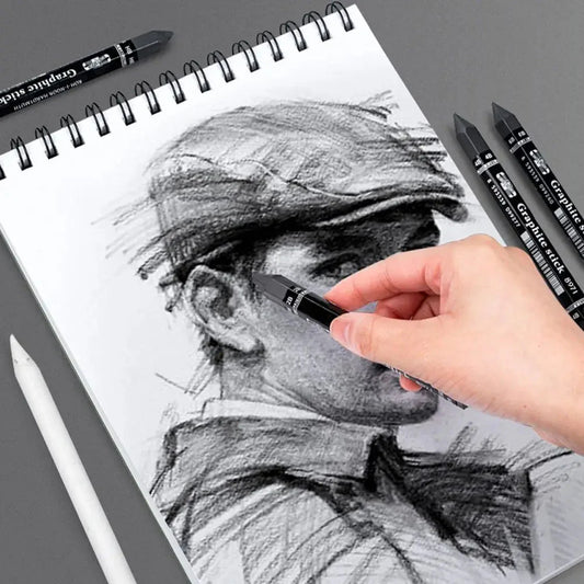 Painting Art  Supplies Water Soluble Artist Student Graphite Stick Pencil Full Lead Rod Exam Drawing Tool Shading Pencils