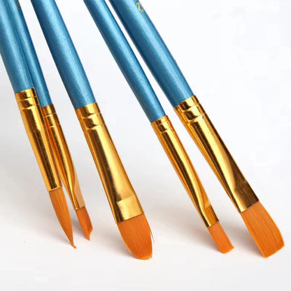 BOMEIJIA 10Pcs/Set Nylon Hair Paint Brush painting by numbers Tool brushes Watercolor Gouache Paint Brushes Drawing Art Supplies
