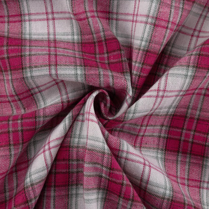 Pink Plaid Shirt for Women in Europe and America New Versatile Loose Shirt for Women Removable Long-sleeved Lapel Top