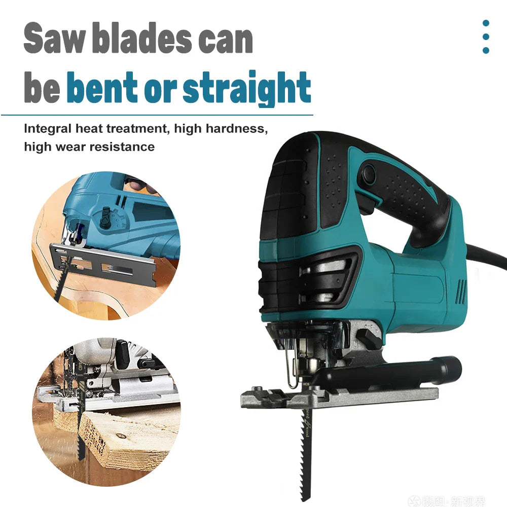 Premium T-Shank Jigsaw Blade Set - Multi-Material Cutting Kit for Wood, Plastic, and Metal - Compatible with Bosch/DEWALT/Makita