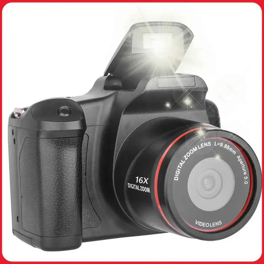 Camcorder 16X Zoom Vlogging Camera with 2.4 Inch LCD Screen Video Recorder for Photography and Video