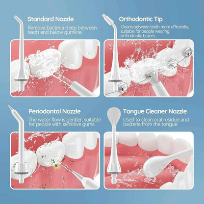 4 Pcs Water Flosser Replacement Tips For Mornwell F18/D52/F27/F09/F22/F23/F29/F32 Water Flosser Oral Irrigator