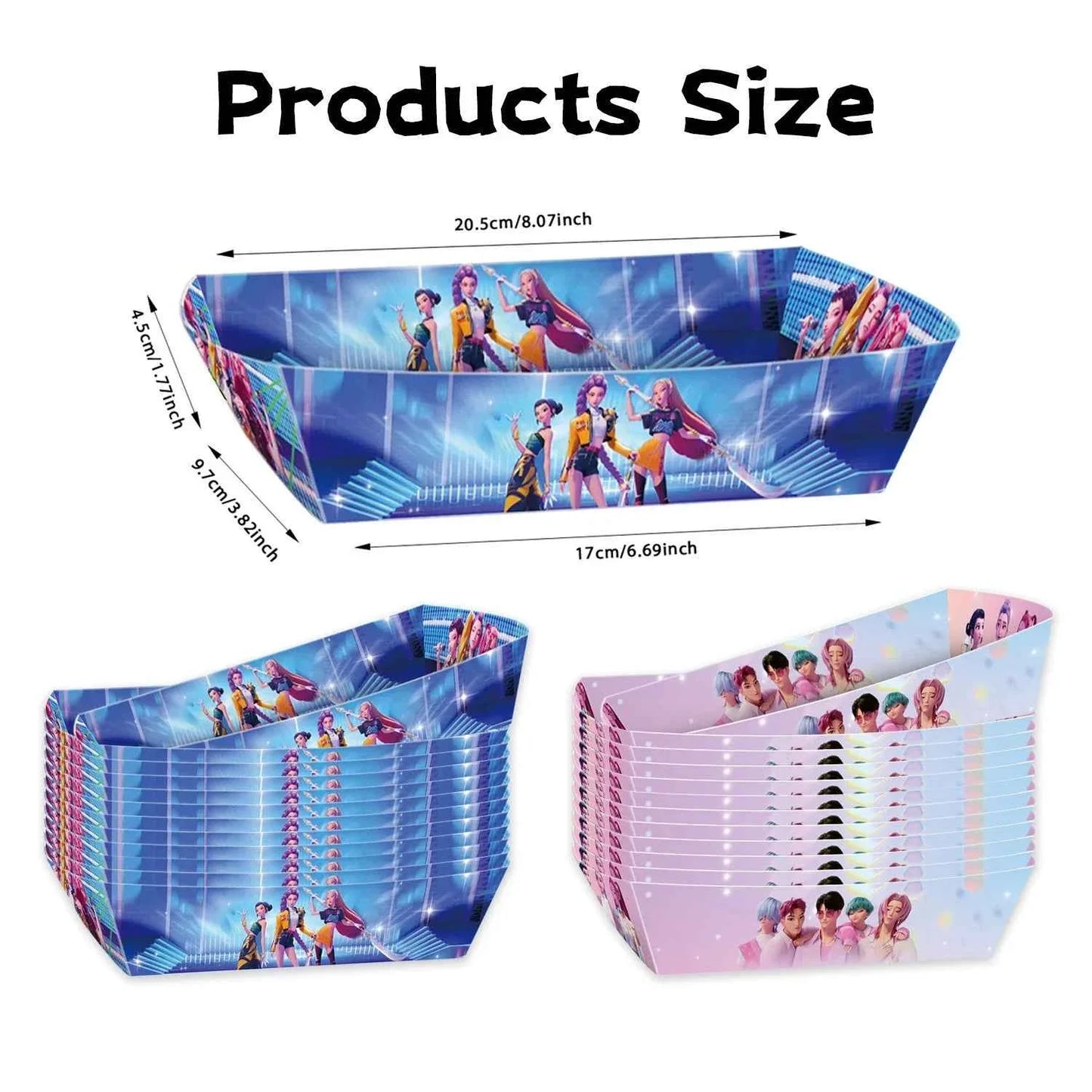 K-Pop Demon Hunters Birthday Decorations Girls Birthday Party Tableware Balloons Set Cup Plates Girls Favor Kpop Warriors Supply