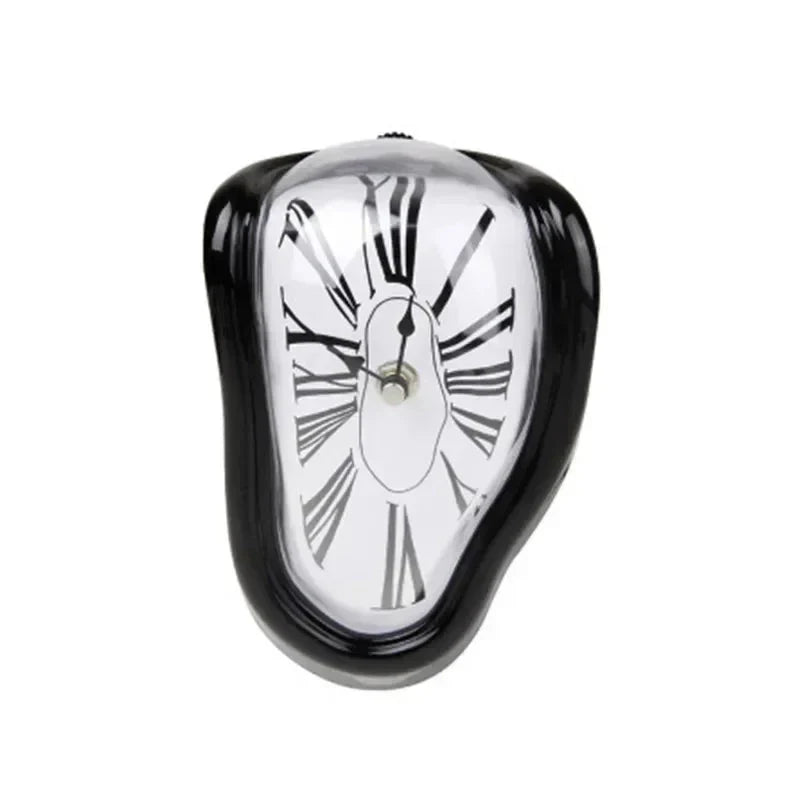 Melting Distorted Surreal Novelist Salvador Dali Style Decorative Clock