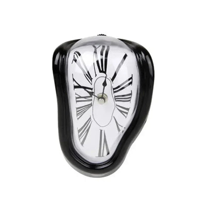 Melting Distorted Surreal Novelist Salvador Dali Style Decorative Clock