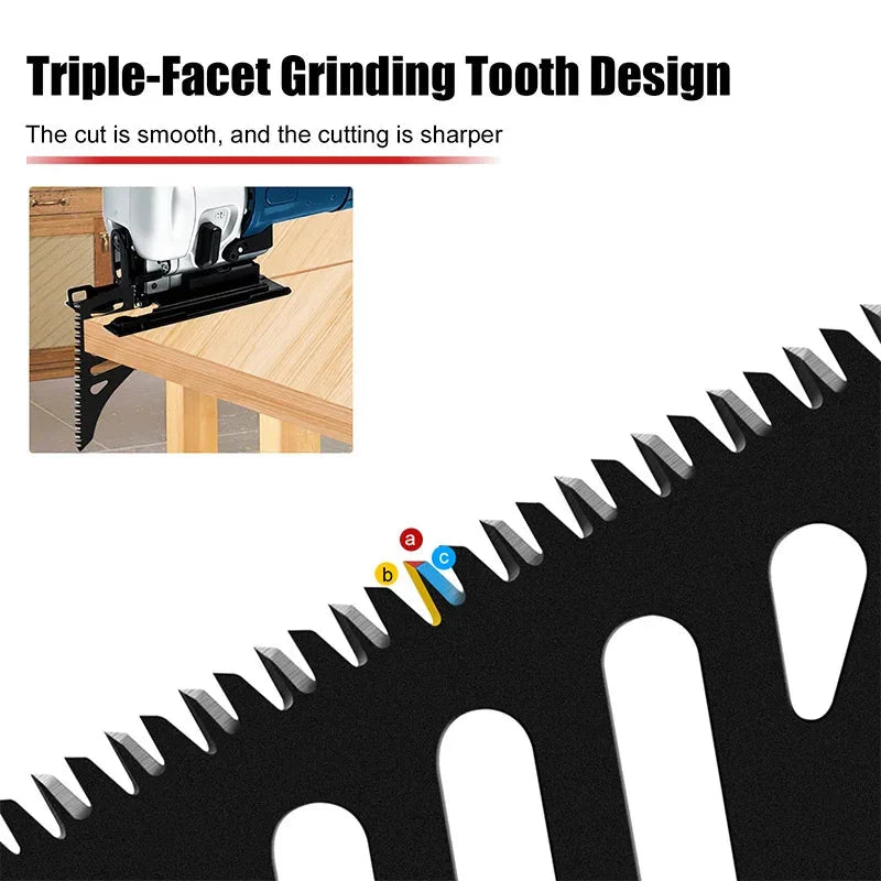 T-shank Jigsaw Heavy Duty Scroll Saw Blades Multi Tool Blades Cutting Fine Coarse Teeth Fit Chainsaw Tool Irregular Accessories