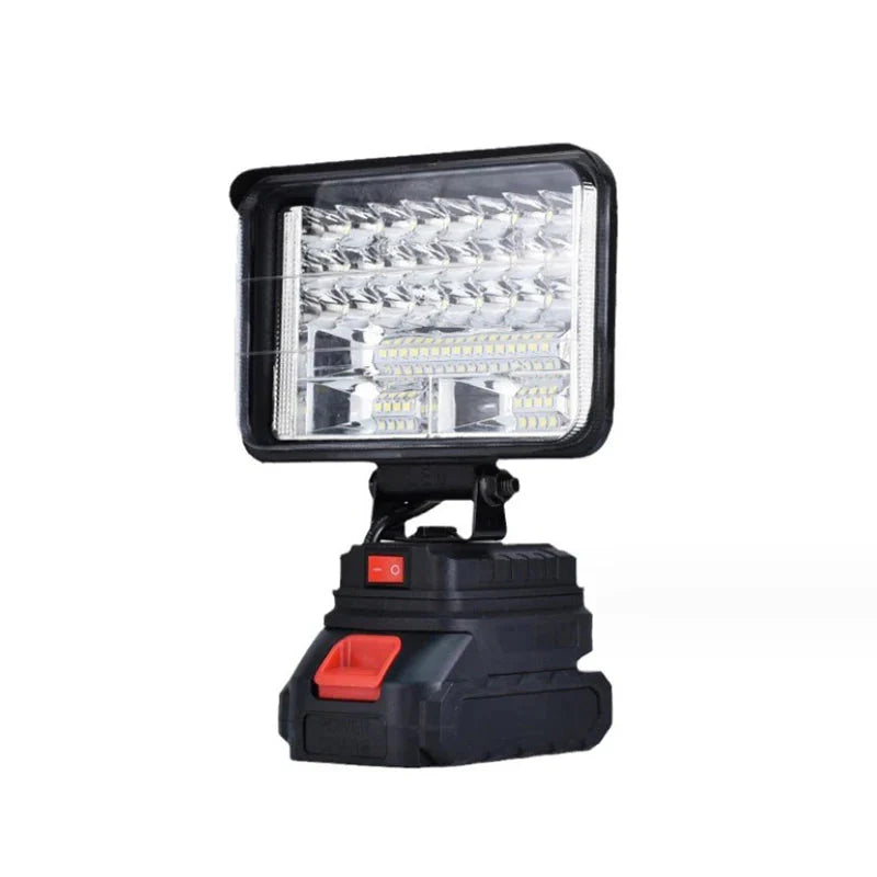 For Dewalt 18V Li-ion Battery LED Work Light 3/4 Inch Flashlight Portable Emergency Flood Lamp Camping Lamp
