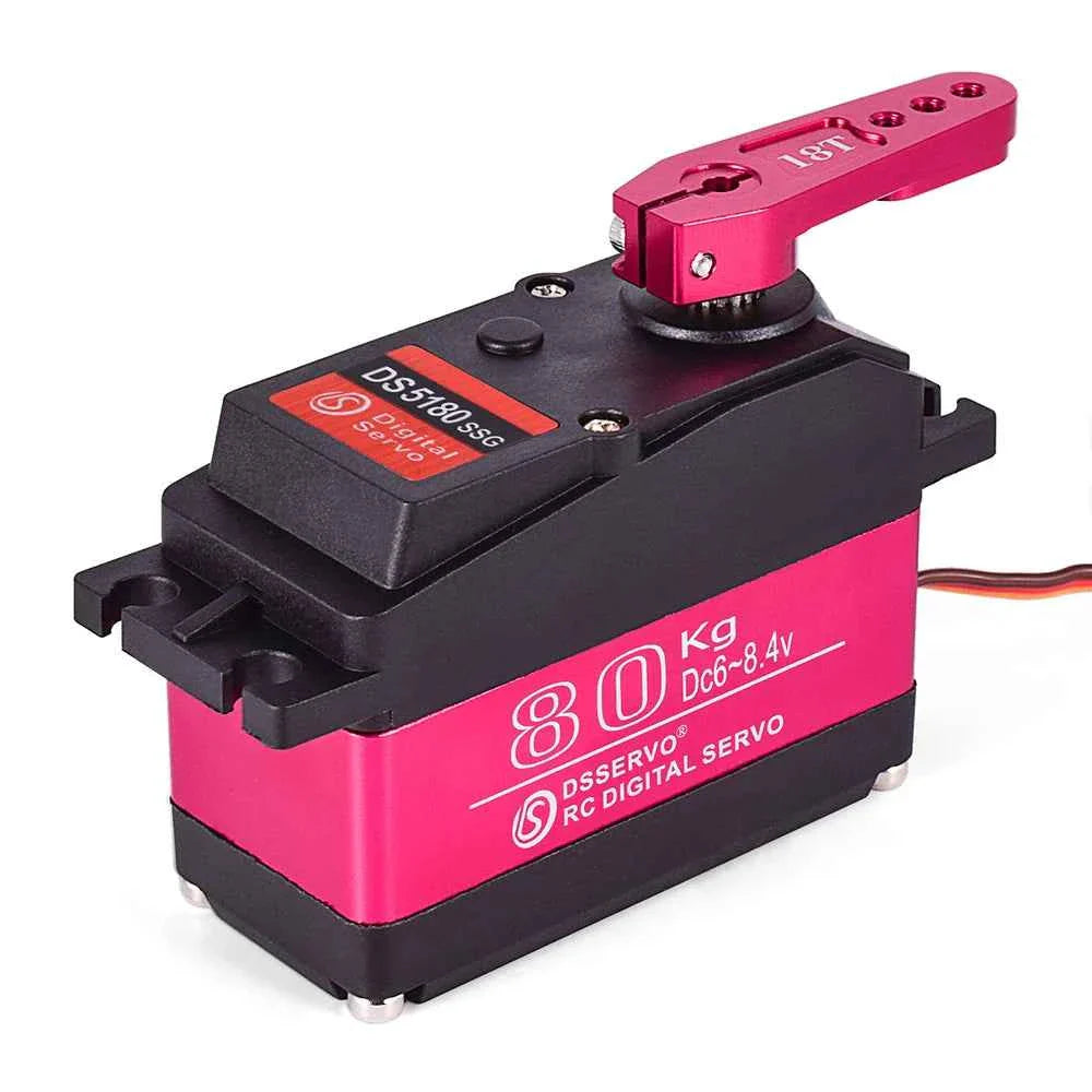 RC Steering Servo High Torque Servo Waterproof 60Kg 80Kg 150Kg 1/5 1/6 servo HV Metal Digital for  HPI Baja 5B SS RC Car