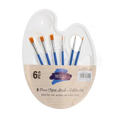 Adults Drawing Artist Coloring Student Art Painting Supplies Watercolor Tray Art Oval Palette Brush Set Oil Painting Palette