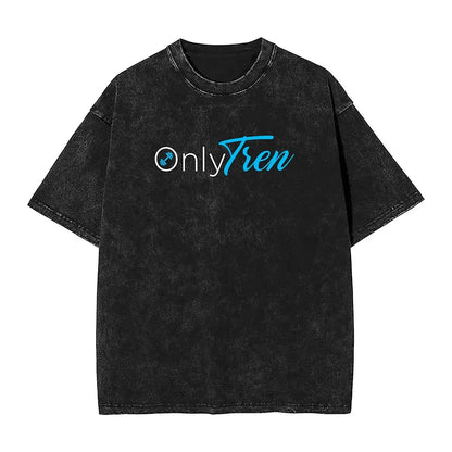 Only Tren T-Shirt Summer Funny Workout Pun Aesthetic T-Shirts 2024 Loose Kawaii Tshirt For Man Short Sleeve Design Clothes