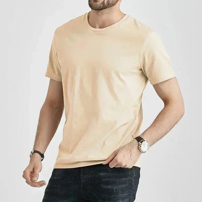 Men's T-Shirts - Breathable Moisture-Wicking Short Sleeve Round Neck Casual & Athletic Tees, All-Season Comfort Fit for Gym