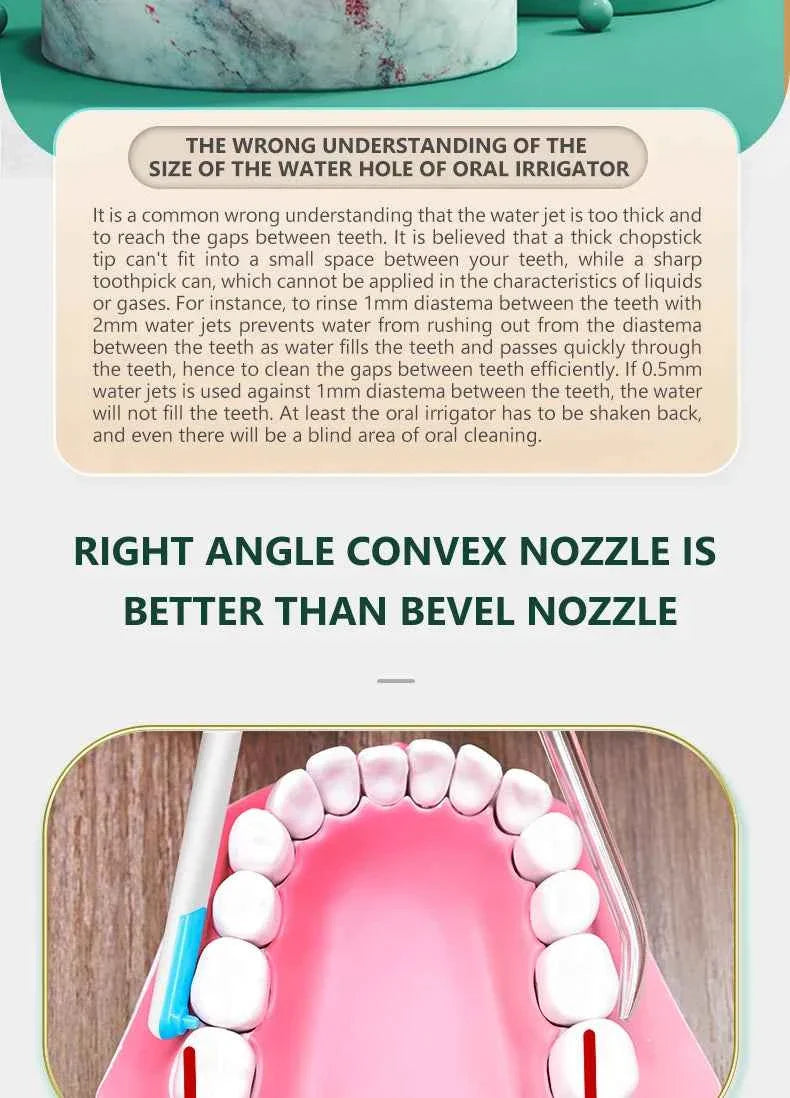 New Water Dental Flosser Faucet Oral Irrigator Floss Dental Irrigator Dental Pick Oral Irrigation Teeth Cleaning Machine