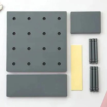 Home Decor Wall Shelves Decoration Hole Board Wall Storage Rack Storage Shelf Kitchen Bedroom Hanging Wall Shelves Wall Decor