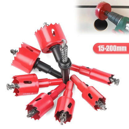 1pc 15-200mm M42 Bi-Metal Hole Saw HSS Drill Bit for Metal Iron Aluminum Stainless Plastic DIY Wood Cutter Tools