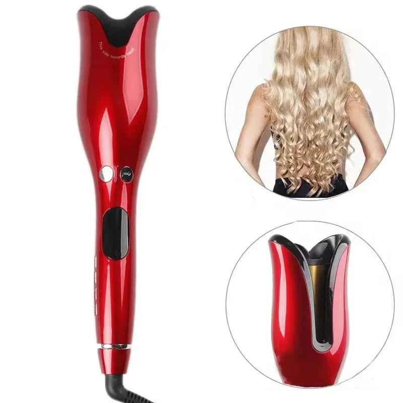 Hot Selling Multifunctional Automatic Rotating Curler For Women'S Hairstyles Portable Ceramic Coated Curling Iron