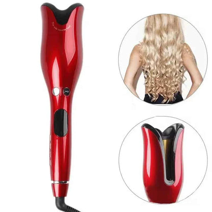 Hot Selling Multifunctional Automatic Rotating Curler For Women'S Hairstyles Portable Ceramic Coated Curling Iron
