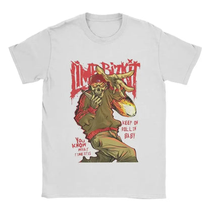 Men Women T-Shirts Amazing of Limp Bizkit Is An American Rap Rock Vintage Tee Shirt Short Sleeve T Shirts Summer Clothing