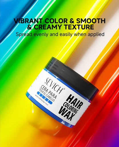 SEVICH Hair Colour Wax Temporary DIY Hair Coloring Wax One-Time Long Lasting Hair Dye Mud Cream Christmas Hair Styling Products