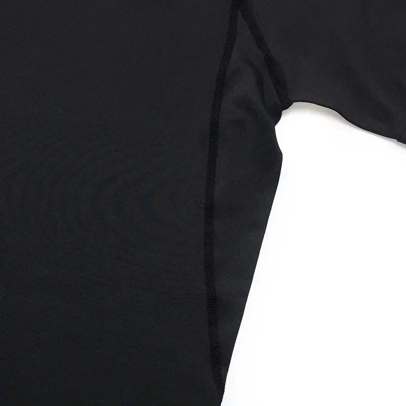 Compression t-Shirts for Mens Short Sleeve Gym Breathable Workout Fitness Undershirts Quick Dry Athletic High Elasticity Tops