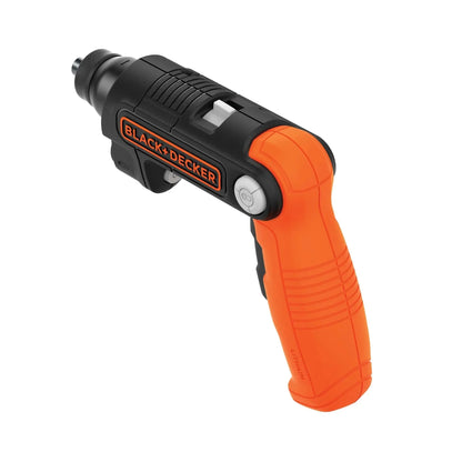 Compact Cordless Electric Screwdriver with LED Work Light, for Light Duty Home Repairs & DIY Assembly Projects