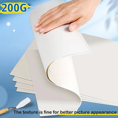 50 Sheets Art Supplies Oil Pastel Paper 200gsm Chalk Coloring Crayons Painting Books Acid Free Natural Colortones Drawing