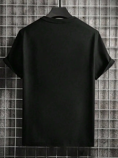 Paris Romantic City Letter Graphic Print Tees Men T-Shirt Summer Loose Clothing Loose Cotton Oversize Tshirt Street Soft Tops