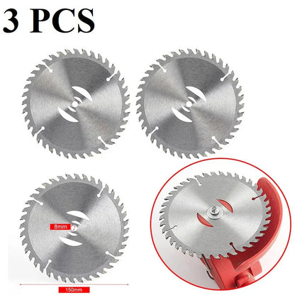 150 mm 40 Teeth Metal Grass Trimmer Heads Blade Replacement Weed Eater Saw Blade Lawn Mower Fit Accessory for Garden Power Tool