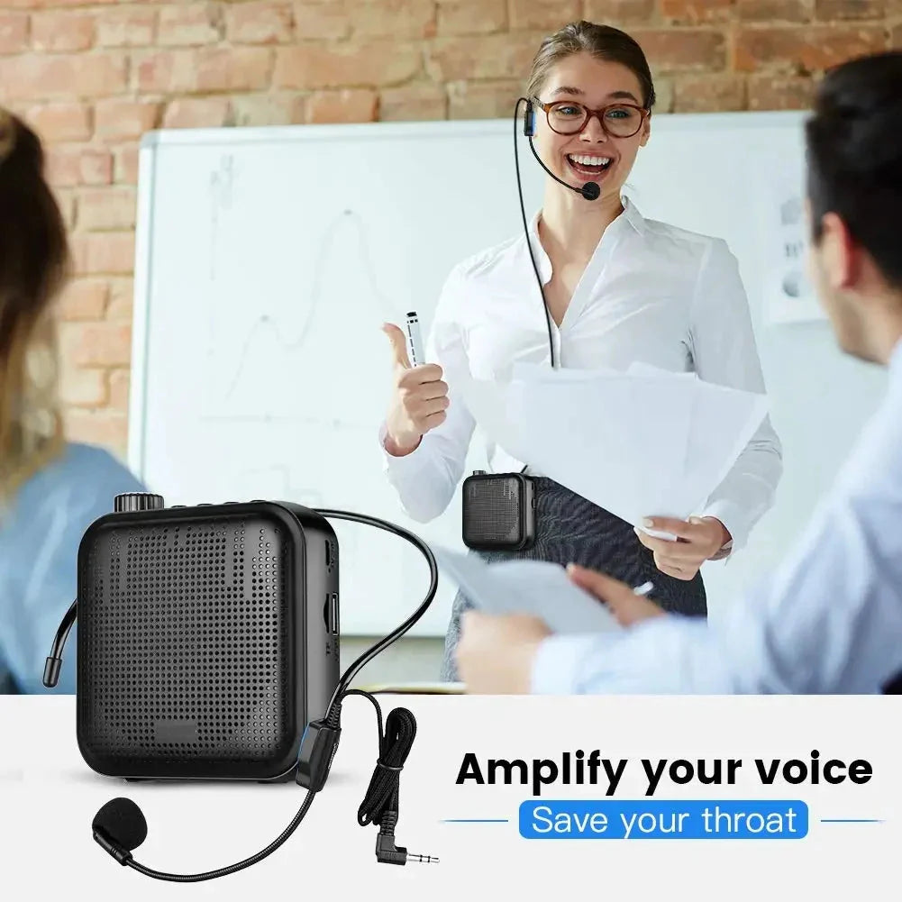 B50B-Rechargeable Ultralight Loudspeaker Portable Voice Amplifier With Microphone Mini Audio Speaker For Teachers