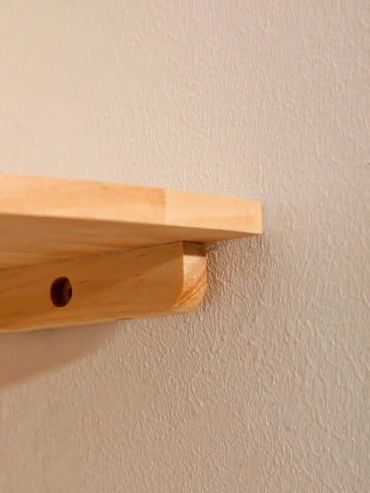 Scalloped Corner Shelves Floating Wall Shelf Storage Rack Wooden Wall Decor Bedroom Living Room Kitchen  Home Decorations Ledge