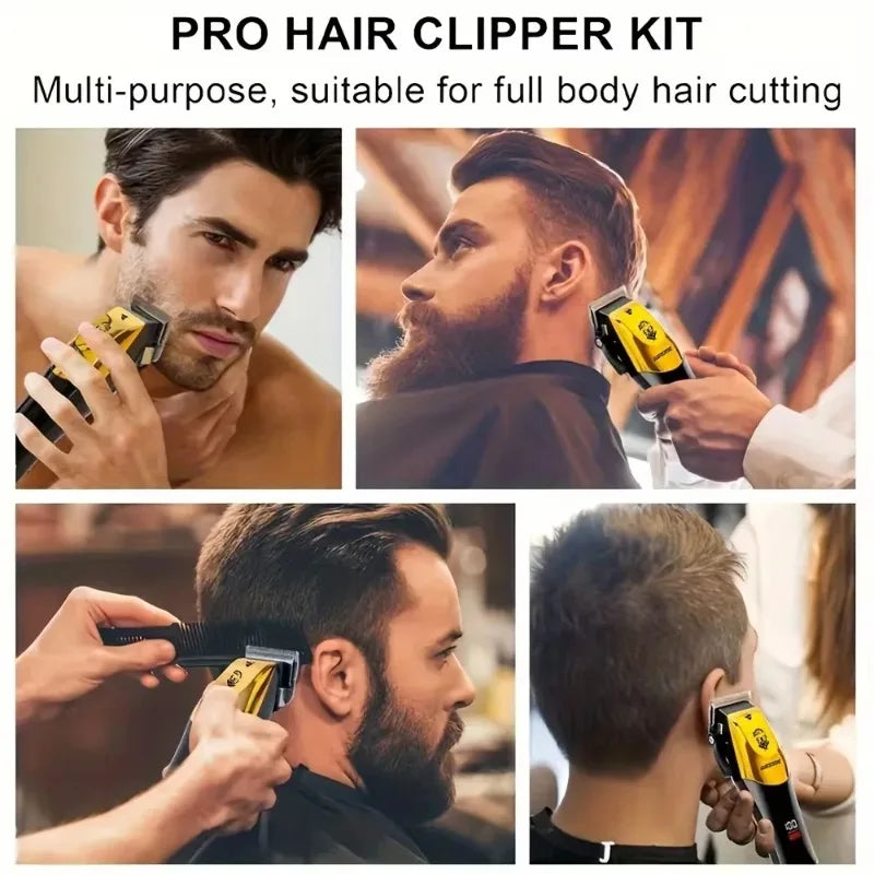 Adjustable Hair Trimmer T9 Vintage Hair Clipper Electric Beard Trimmer Hair Length Adjustable Haircut Machine Kit Boyfriend Gift