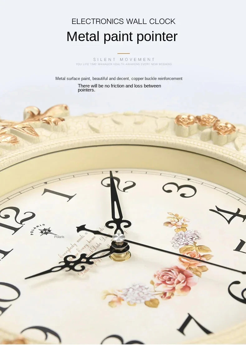 Polaris Light Luxury Home Design 60cm Wall Clock
