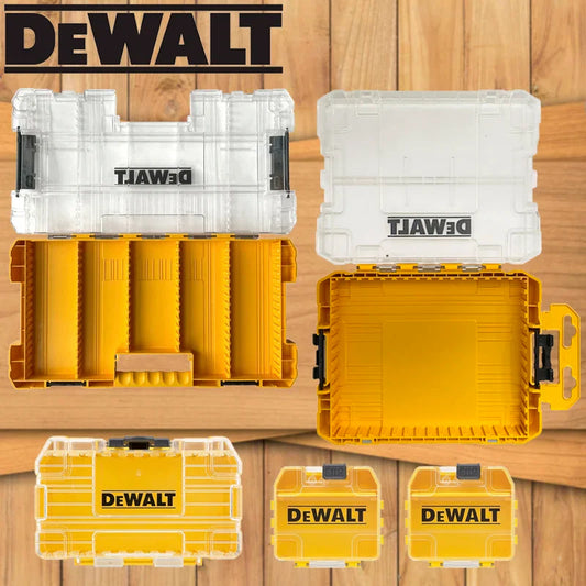 DEWALT Original TSTAK Yellow Tool Accessories Storage Box Drill Bit Support Containment Mini Tough Case