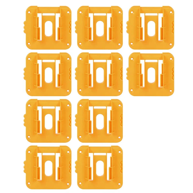 5/10PCS Battery Holder Stand for Dewalt 18V 20V Li-ion Battery,Wall Mount Battery Dock Storage Rack for Dewalt DCB182 DCB203