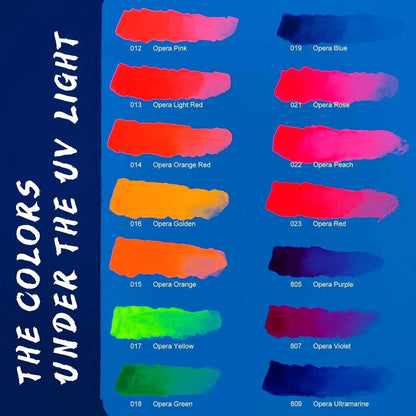 Paul Rubens Professional Watercolors Paint 14 Colors X 5ml Tube High Color Non-toxic Watercolor Set Art and Drawing Supplies