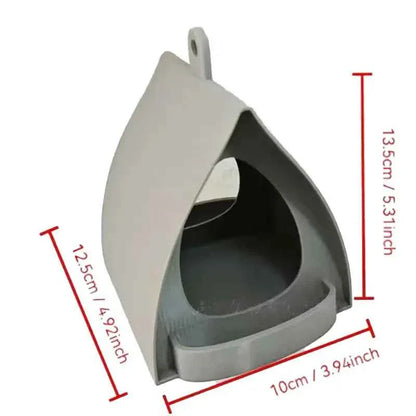 Hanging Bird Feeder with Roof Large Capacity Outdoor Bird Feeders Birdhouse for Sparrow Finch Balcony Garden Yard Porch Birding