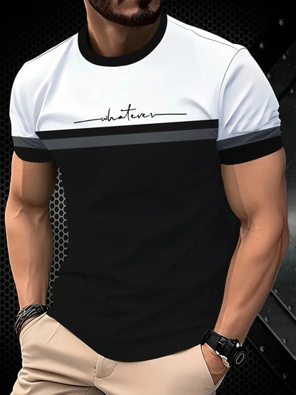 Hot men's T-shirts for Summer 2025 Casual fashionable outdoor and simple streetwear