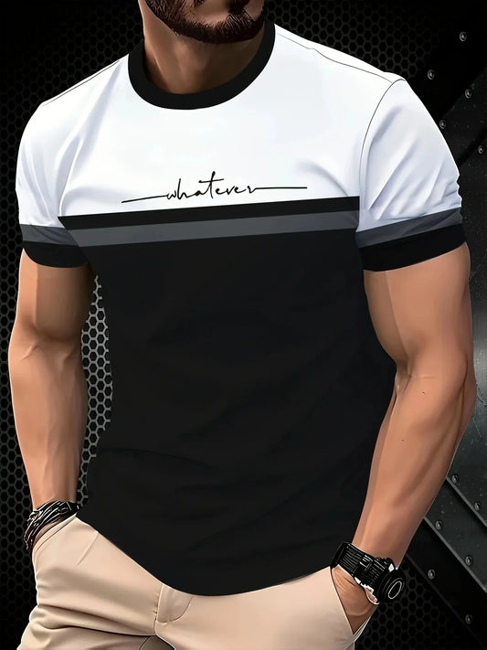 Hot men's T-shirts for Summer 2025 Casual fashionable outdoor and simple streetwear