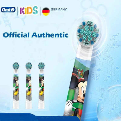 Oral B Children Electric Toothbrush Heads Frozen Utral Soft Tooth Brush Heads Round Brush Heads 2/3/4 hedas for 3-12 years old