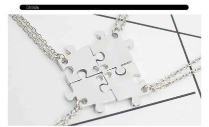 New Best Friends Necklace For Women Girls Broken Heart Puzzle Musical Note Pendant Necklaces BFF Friendship Forever Jewelry Gift