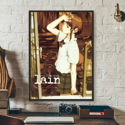 Painting By Numbers for Adult  S-Serial Experiments L-Lain Anime Cute Oil Paint By Number Home Decor