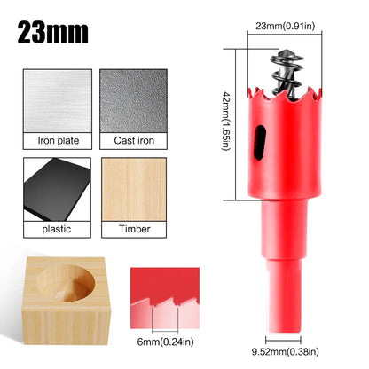 1pc 15-200mm M42 Bi-Metal Hole Saw HSS Drill Bit for Metal Iron Aluminum Stainless Plastic DIY Wood Cutter Tools