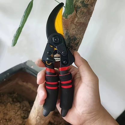 Professional Heavy-Duty Carbon Steel Pruning Shears with Sharp SK-5 Blade Tree Trimmer & Garden Shears Suitable for Home Garden