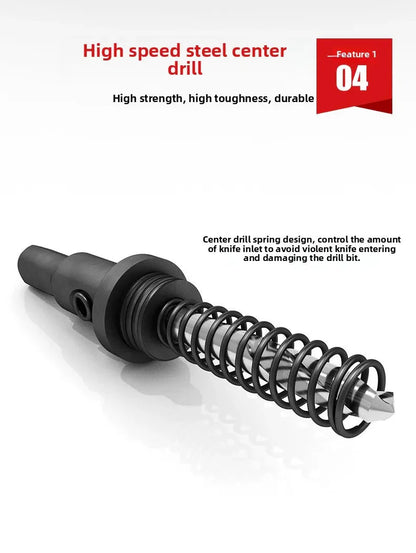 M42 bi-metal woodworking hole saw for drywall, PVC, plastic, iron plate, and recessed light drilling.