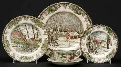 British Friendship Village series, decorative plates, Western food plates