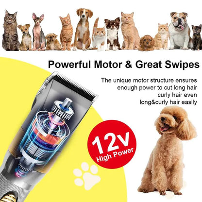 Hair Clippers for Dogs Powerful Pet Clippers Electric Grooming Trimmer Pets Haircut Shaver
