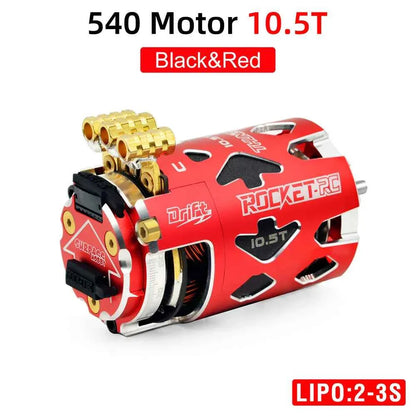 Rocket-RC Thunder 540 Sensored Brushless Motor 10.5T 13.5T 2-3S 3.175 mm Shaft for 1/10 RC Racing Drift Car Parts Surpass Hobby